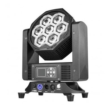 LED judantis stroboskopas, 7x12W, RGBW, 4in1