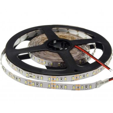 LED juosta, 12W/m, 1000Lm/m, 12V, 3014 šilta balta šviesa