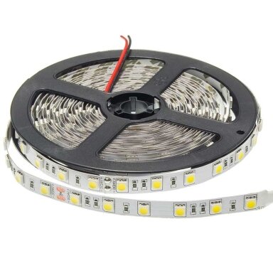 LED juosta, 14.4W/m, 600Lm/m, 24V, Pro, neutrali balta šviesa
