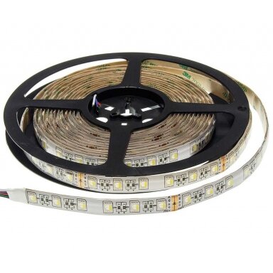 LED Strip 16W/m, 1600Lm/m, 12V, 3 Years Warranty, IP65, RGBWW