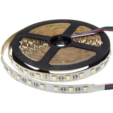 LED Strip 16W/m, 1600Lm/m, 12V, 3 Years Warranty, RGBWW
