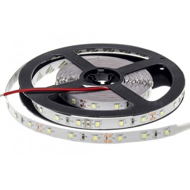 LED juosta, 4.8W/m, 300Lm/m, 12V, Pro, šalta balta šviesa