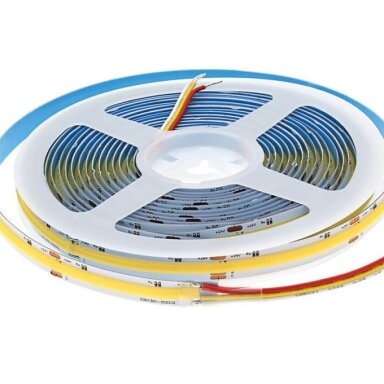 LED Strip 8+8W/m, 650Lm/m, 24V, Warm Light/White Light