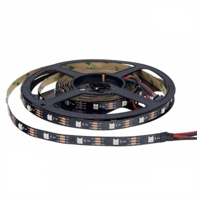 LED Strip 8W/m, 600Lm/m, 5V, Digital, RGB