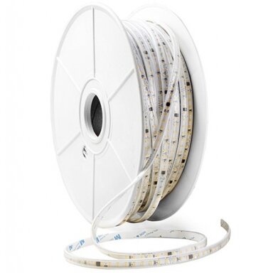 LED juosta, 9W/m, 900Lm/m, 220V, šalta balta šviesa