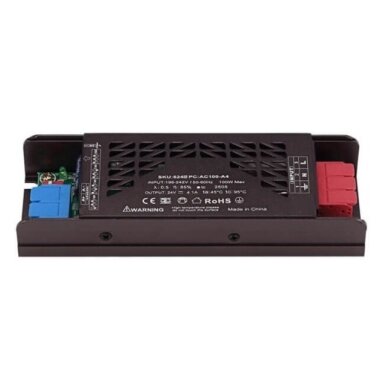 LED juostos maitinimo šaltinis, 100W, 24V, 4.1A, tylus