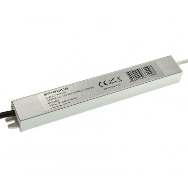 LED juostos maitinimo šaltinis, 12V, 30W, vandeniui atsparus