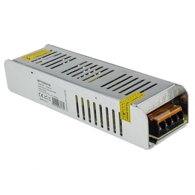 LED juostos maitinimo šaltinis, 24V, 150W, plonas