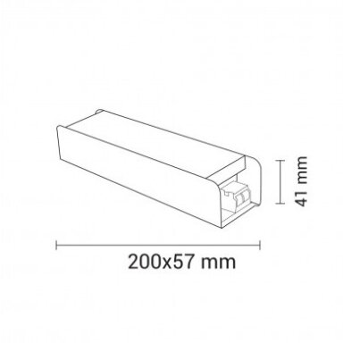 LED juostos maitinimo šaltinis, 24V, 150W, plonas
