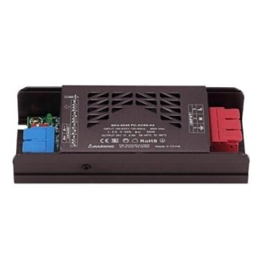 LED juostos maitinimo šaltinis, 60W, 24V, 2.5A, tylus