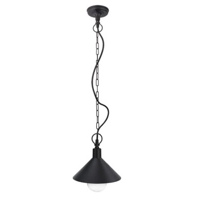 LED kabanti lempa, E27, juoda