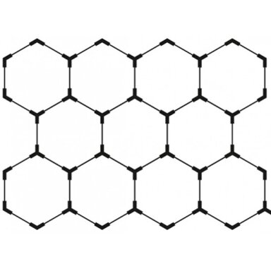LED korys (hexagon), 11HEX, 385W, CCT šviesa