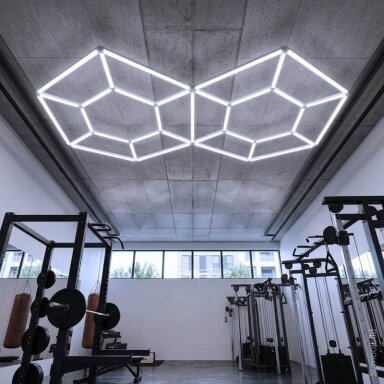 LED korys (hexagon), 14HEX, 315W, šalta balta šviesa