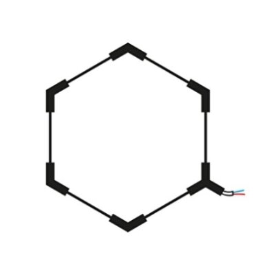 LED korys (hexagon), 1HEX, 42W, CCT šviesa