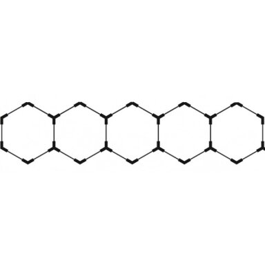 LED korys (hexagon), 5HEX, 199W, šalta balta šviesa