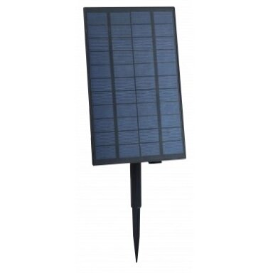 LED lauko saulės girlianda, 10m, 20 lizdų, G50, matinės lemputės, šilta balta šviesa
