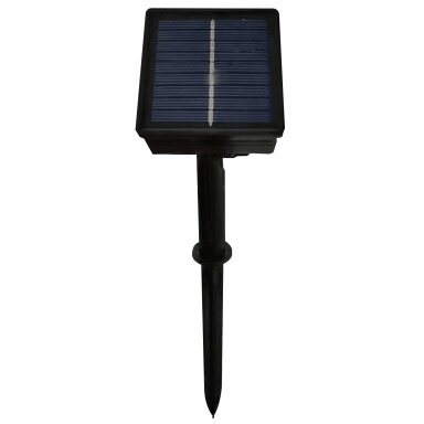 LED lauko saulės girlianda, 7m, 20 lizdų, G50, matinės lemputės, šilta balta šviesa