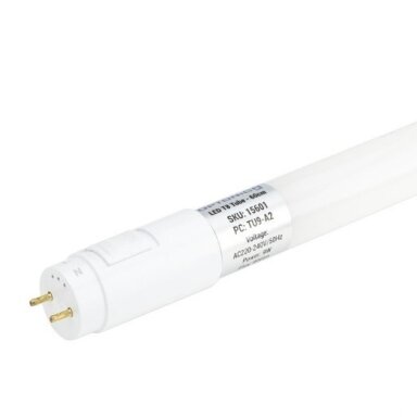 LED lempa T8 9W, stiklinė, CCT