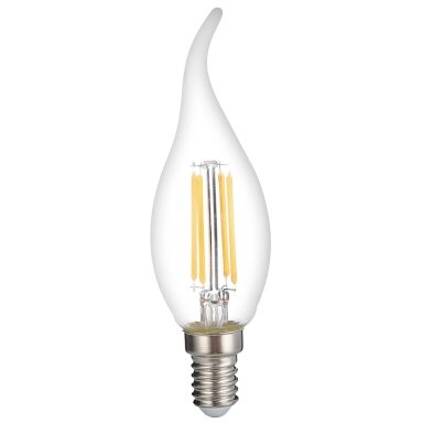 LED lemputė E14 C35 4W, tip, dimeriuojama, šilta balta šviesa