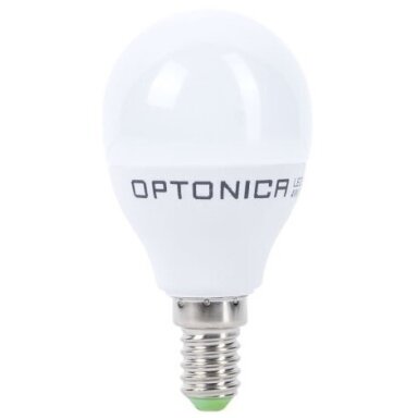 LED lemputė E14 G45 3.5W, šalta balta šviesa