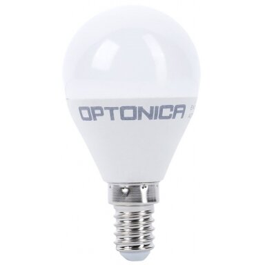 LED lemputė E14 G45 8W, neutrali balta šviesa