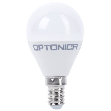LED lemputė E14 G45 8W, šilta balta šviesa