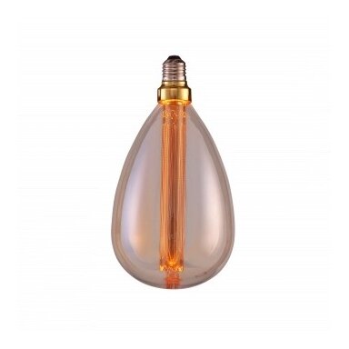 LED lemputė E27 3W, gintarinė, šilta balta šviesa