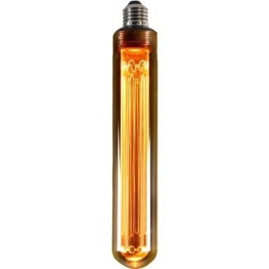 LED lemputė E27 3W, gintarinė, šilta balta šviesa