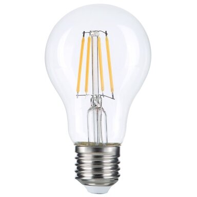 LED lemputė E27 6W, šilta balta šviesa
