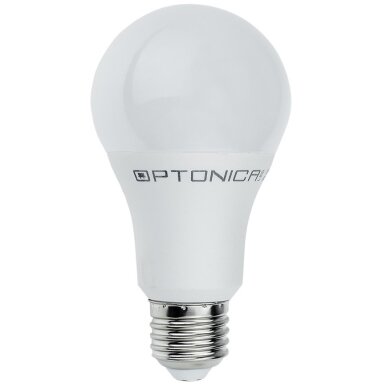 LED lemputė E27 A60 15W, 5 metai garantija, šalta balta šviesa