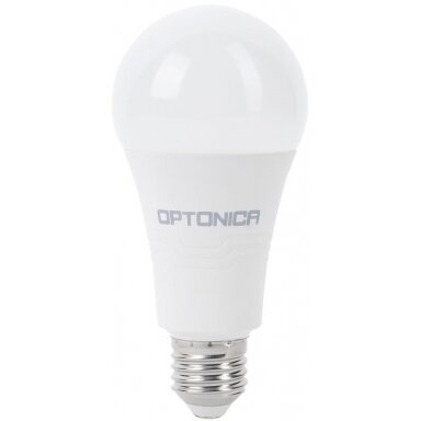 LED lemputė E27 A60 19W, šilta balta šviesa