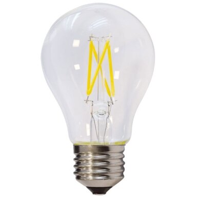 LED lemputė E27 A60 4W, šalta balta šviesa