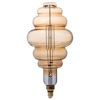 LED lemputė E27 BD200 8W, šilta balta šviesa