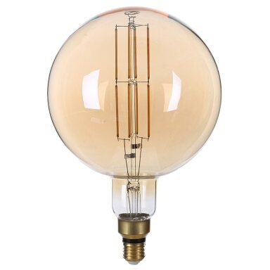 LED lemputė E27 G200 8W, šilta balta šviesa