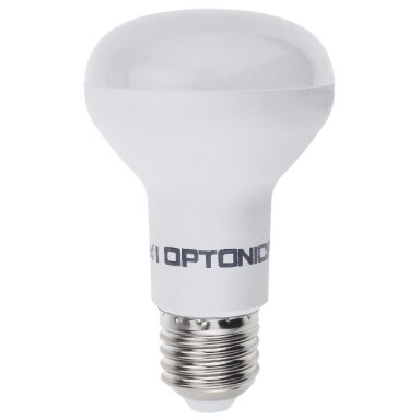 LED lemputė E27 R63 6W, šalta balta šviesa