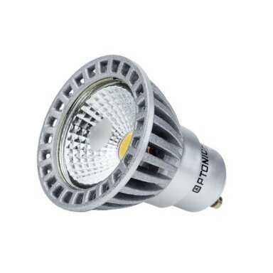 LED lemputė GU10 4W, sidabrinė, šalta balta šviesa LED lemputė GU10 4W, sidabrinė, šalta balta šviesa
