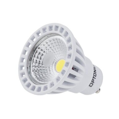 LED lemputė GU10 6W, dimeriuojama, 5 metai garantija, neutrali balta šviesa LED lemputė GU10 6W, dimeriuojama, 5 metai garantija, neutrali balta šviesa