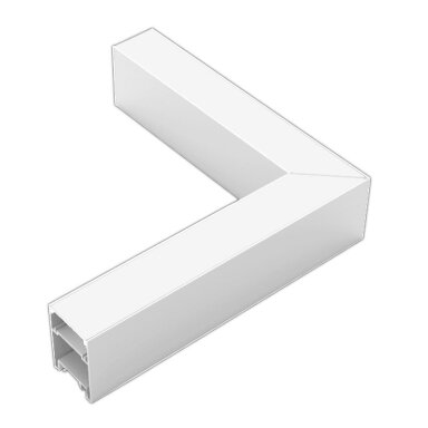 LED linijinis L sujungimas, 10W, baltas, plonas, šalta balta šviesa