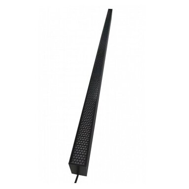LED linijinis šviestuvas, 38W, juodas, CCT, juodo korio gaubtas