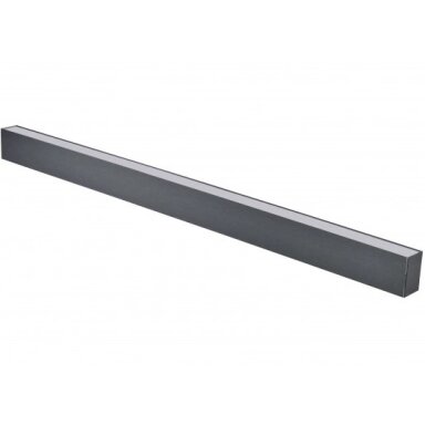 LED linijinis šviestuvas, 38W, juodas, CCT šviesa