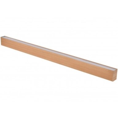 LED linijinis šviestuvas, 38W, medis, CCT šviesa