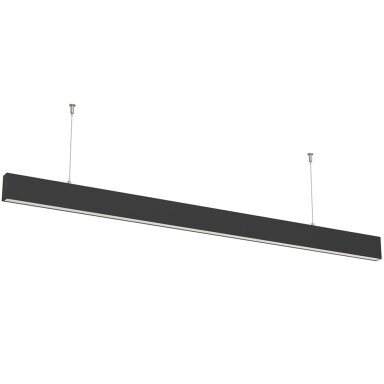 LED linijinis šviestuvas, 50W, juodas, nesujungiamas, neutrali balta šviesa