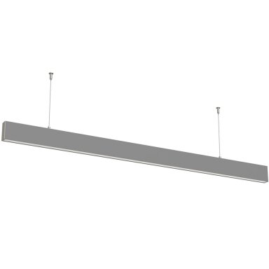 LED linijinis šviestuvas, 50W, sidabrinis, nesujungiamas, neutrali balta šviesa