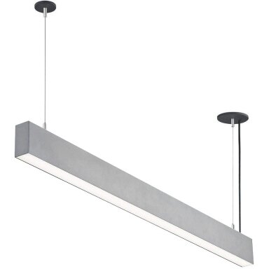 LED linijinis šviestuvas, 50W, sidabrinis, sujungiamas, neutrali balta šviesa