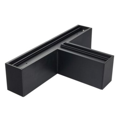 LED linijinis T sujungimas, 15W, juodas, plonas, neutrali balta šviesa