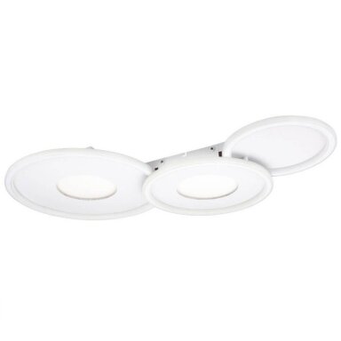 LED lubų šviestuvas, 106W, juodas smėlis, šilta balta šviesa