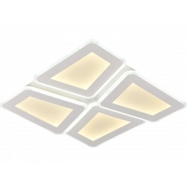 LED lubų šviestuvas, 128W, baltas/pilkas, CCT šviesa, nuotolinis valdymas