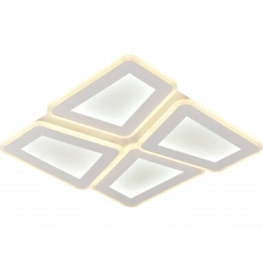 LED lubų šviestuvas, 128W, baltas/pilkas, CCT šviesa, nuotolinis valdymas