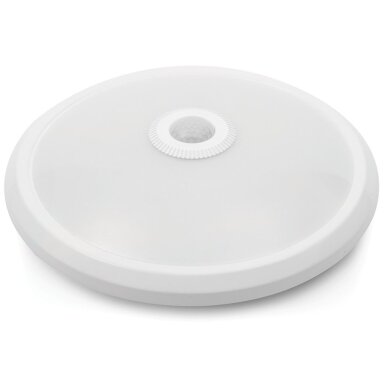 LED lubų šviestuvas, 18W, PIR jutiklis, šilta balta šviesa