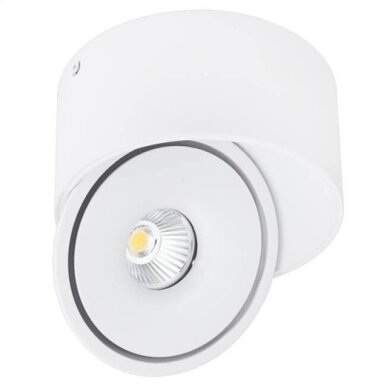 LED lubų šviestuvas, 20W, apvalus, reguliuojamas, baltas, CCT šviesa